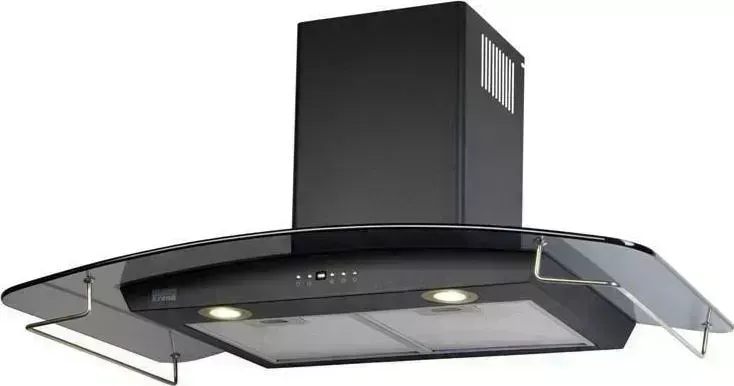Вытяжка SCARLETT 5P 600 black/dark glass/gold