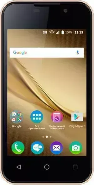 Смартфон BQ 4072 Strike Mini Gold Brushed