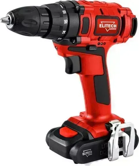 Дрель ELITECH ДА 18СЛК2 (1.5Ач)