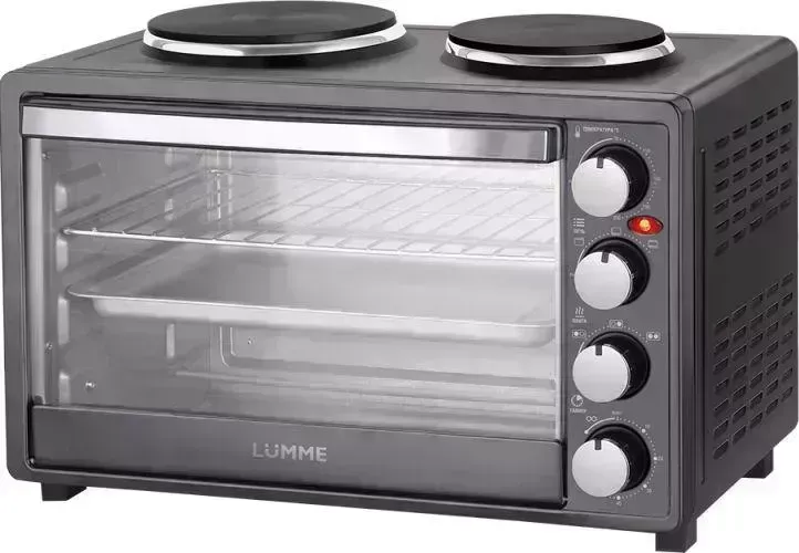 Мини-печь LUMME LU-1707 серый жемчуг