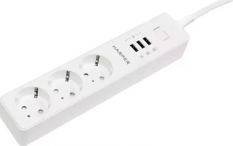 Сетевой фильтр HARPER UCH-325 White
