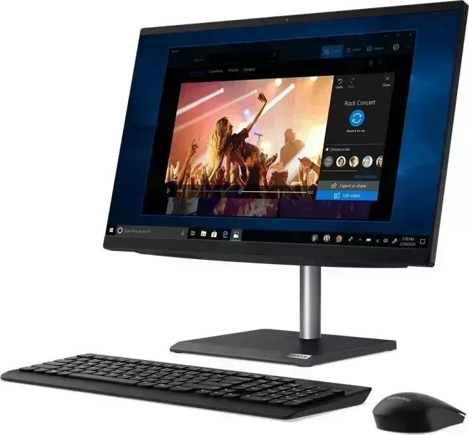 Моноблок LENOVO V50a-24IMB Win 10 Pro черный (11FJ0079RU)