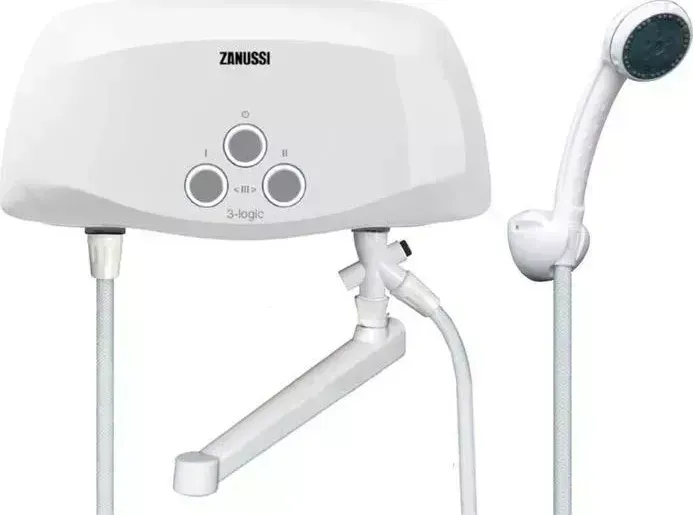 Водонагреватель проточный электрический ZANUSSI 3-logic 5,5 TS (душ+кран)