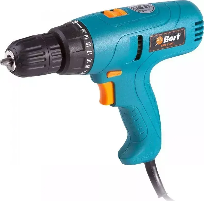 Дрель сетевая BORT BSM-250X2