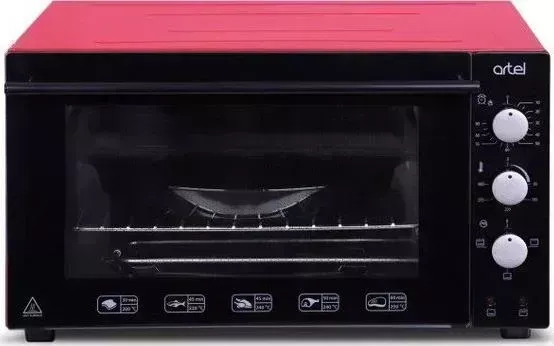 Мини-печь MD Artel 3618E черно-красная