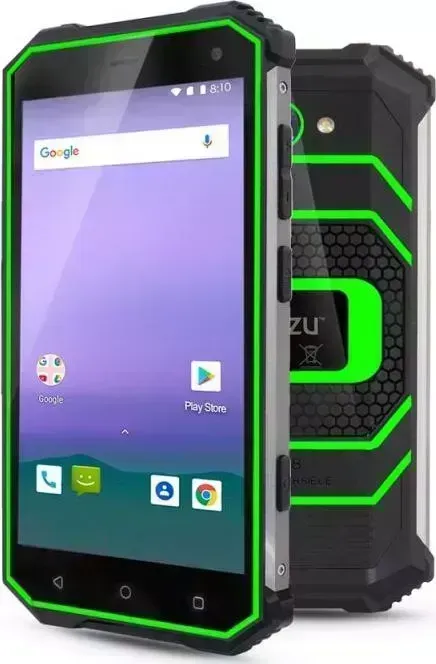 Телефон GINZZU RS8502 черный/зеленый
