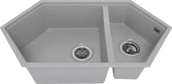Мойка кухонная  KitKraken Creek Grey