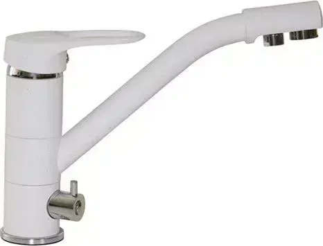 Смеситель для кухни Mixline ML-GS05 белый (331) (526216)
