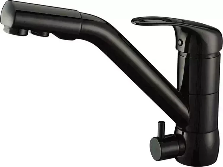 Смеситель для кухни ZorG ZR 400 KF-12 черный