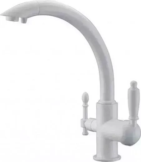Смеситель для кухни ZorG ZR 314 YF-33 WHITE