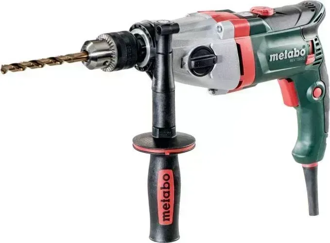 Дрель сетевая METABO BEV 1300-2 БЗП коробка (600574810)