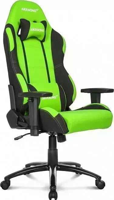 Кресло  AKRacing PRIME black/green (AK-K7018-BG)