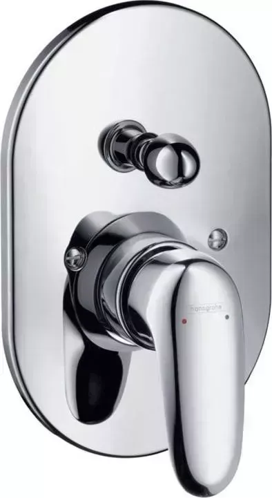 Смеситель для ванны Hansgrohe Metris E 31477000 (внешняя монтажная часть)