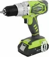 Дрель аккумуляторная GreenWorks G24CD (3801107) без АКБ и ЗУ