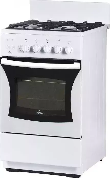 Плита газовая FLAMA FG 24229 W белый (без крышки)