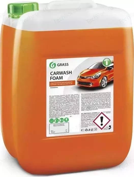 Шампунь GRASS для ручной мойки автомобиля Carwash Foam, 20 кг