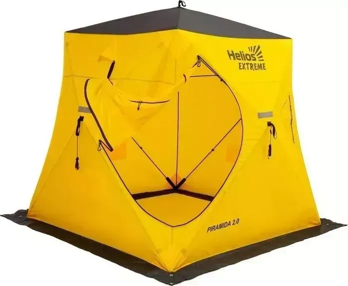 Палатка HELIOS PIRAMIDA EXTREME 2,0x2,0 V2.0 (широкий вход) (HS-IST-PE-2.0)