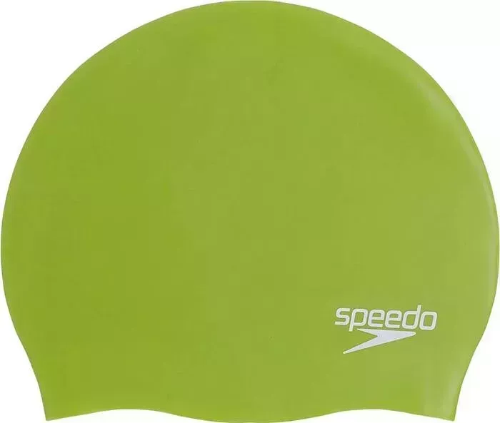 Шапочка для плавания Speedo Plain Molded Silicone Cap, арт. 8-70984G760, силикон, зеленый