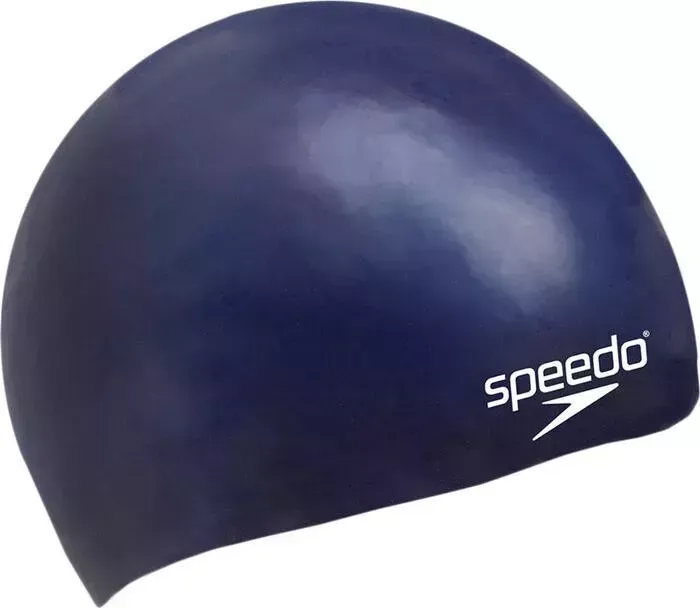 Шапочка для плавания Speedo детская Plain Moulded Silicone Cap Jr, 8-709900011, СИНИЙ, силикон