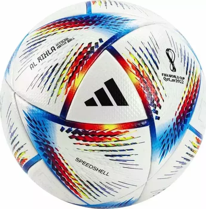 Мяч футбольный ADIDAS WC22 Rihla PRO арт. H57783, р.5, FIFA PRO, 20 пан., мультиколор