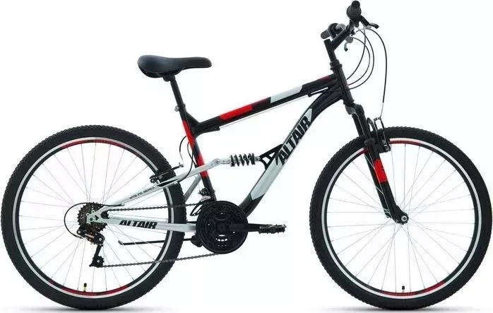 Велосипед Altair MTB FS 26 1.0 (2021) 16 черный