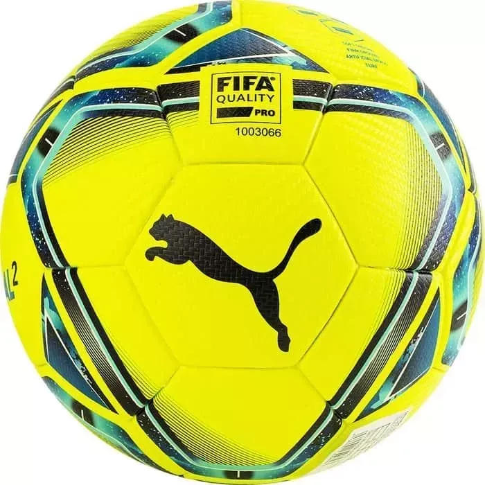 Мяч футбольный Puma Teamfinal 21.2 арт. 08330403,р.5, FIFA Quality Pro, 32 пан., желтый