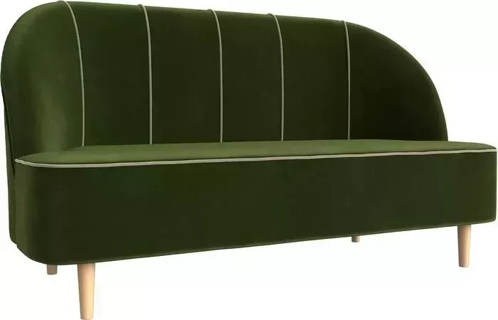 Кушетка АртМебель Фелини микровельвет зеленый