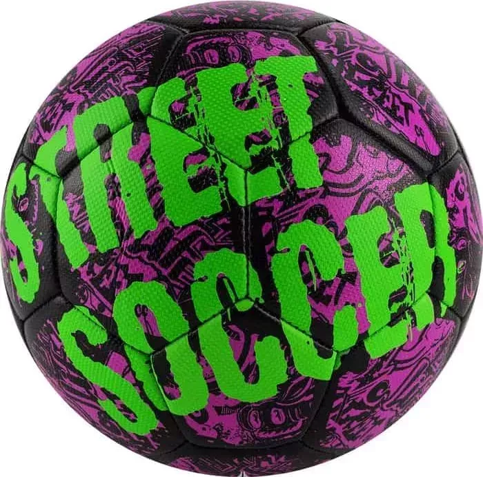 Мяч футбольный Select Street Soccer арт. 813120-999, р.5, 32 пан., фиолетово-зеленый