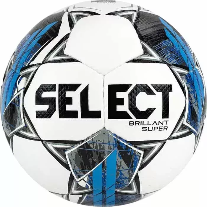 Мяч футбольный Select Brillant Super FIFA 810108-235, р.5, FIFA PRO, бело-серо-синий