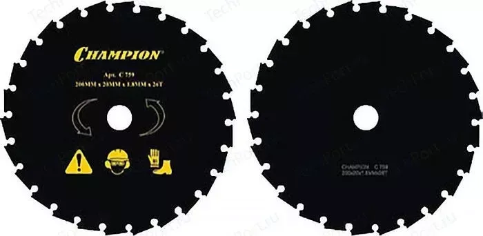 Диск для триммера CHAMPION 200х20мм 26 зубьев (C5109)