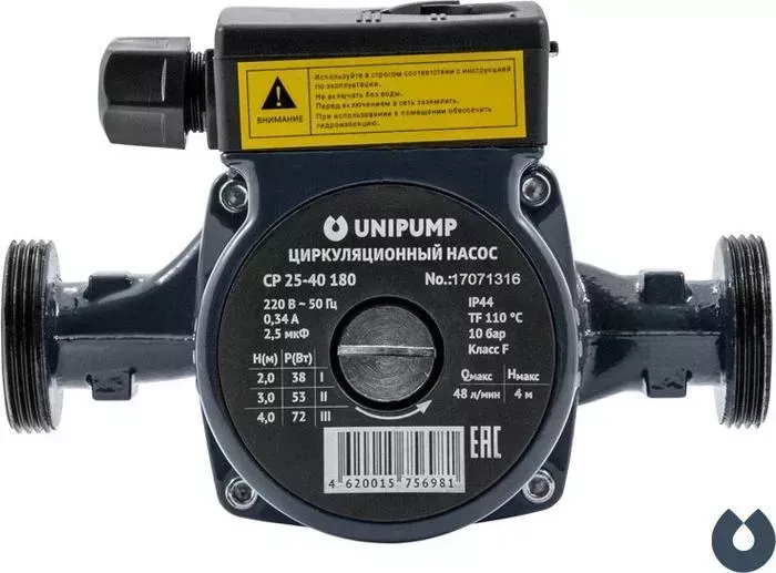 Насос циркуляционный UNIPUMP CP 25-60 130 (95046)
