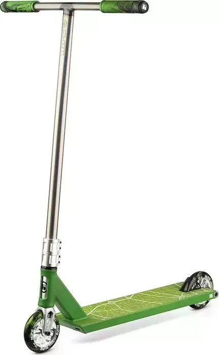 Самокат Hipe H6 raw/green Трюковый самокат H6