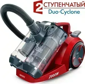 Пылесос GINZZU VS439 сер/красный