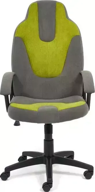 Кресло офисное TetChair Neo (3) флок серый/олива 29/23