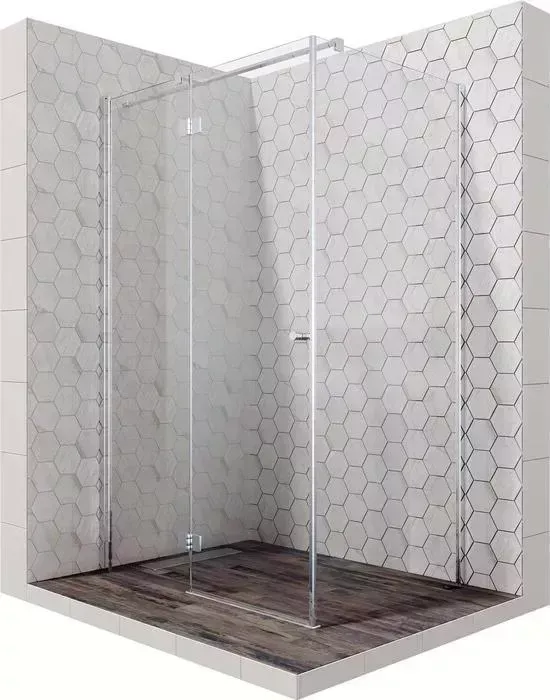 Душевой уголок Ambassador Diamond 120x80 прозрачный, хром (12011107L )
