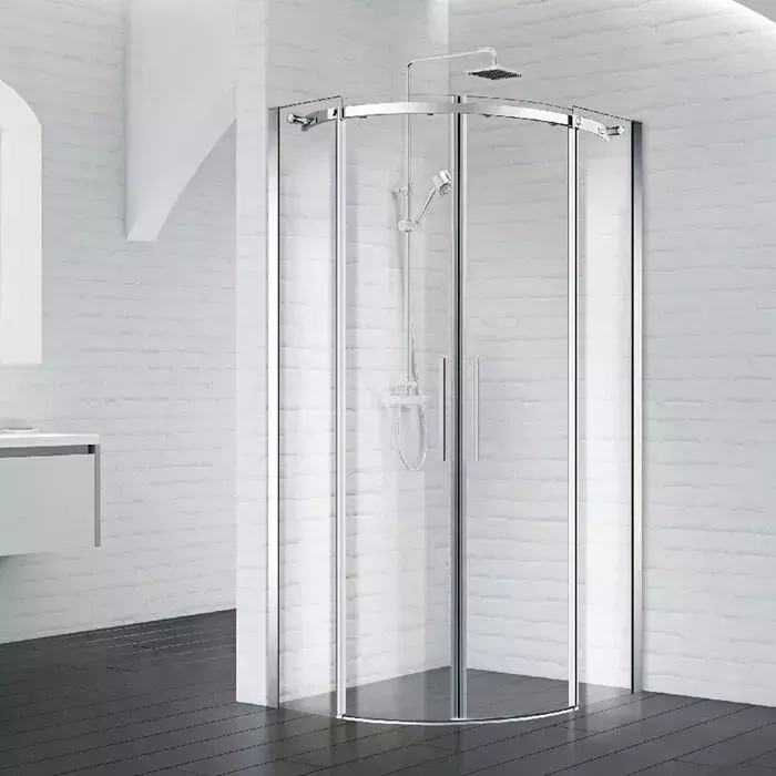 Душевой уголок BELBANGO Acqua R-2 80х80 прозрачный, хром (ACQUA-R-2-80-C-Cr)