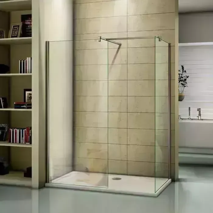 Душевой уголок Good Door Walk-In SP+SP 90x90 прозрачный, хром