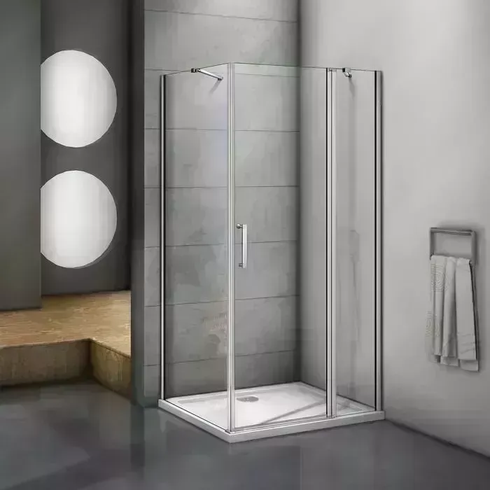 Душевой уголок Good Door Mokka WTW+SP 120x90 с поддоном, прозрачные, хром матовый