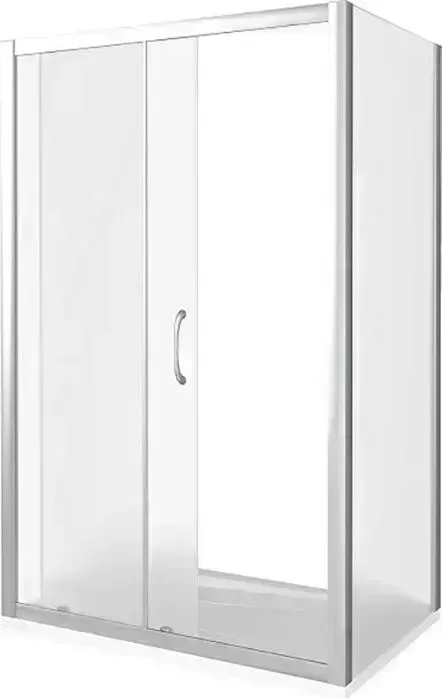 Душевой уголок Good Door Latte WTW+SP+SP 120х100 матовый Grape, хром матовый