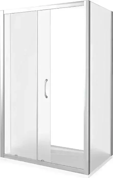 Душевой уголок Good Door Latte WTW+SP+SP 140х100 матовый Grape, хром матовый