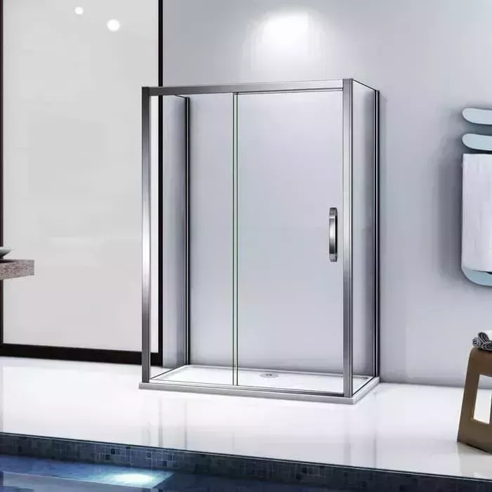 Душевой уголок Good Door Antares WTW+SP+SP 100x90 прозрачный, хром