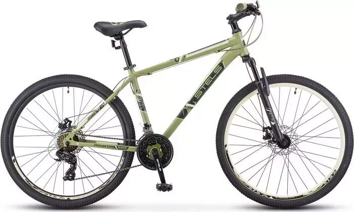 Велосипед STELS Navigator-700 D 27.5" F020 21" Хаки