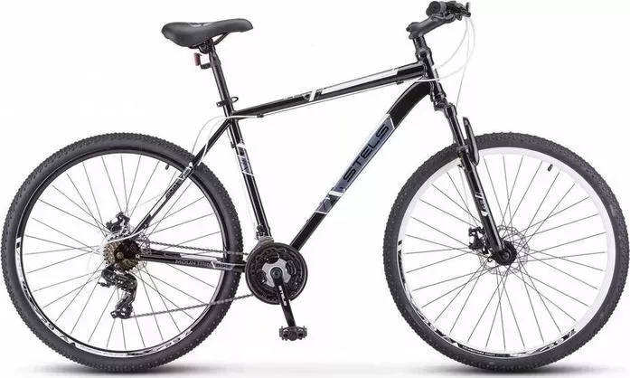 Велосипед STELS Navigator-700 D 27.5" F020 19" Чёрный/белый