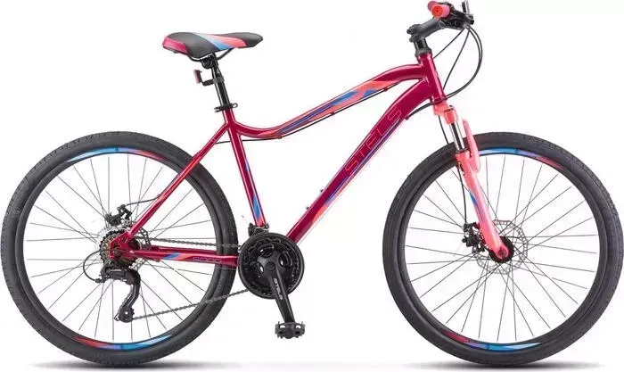Велосипед STELS Miss-5000 MD 26" V020 18" Вишнёвый/розовый