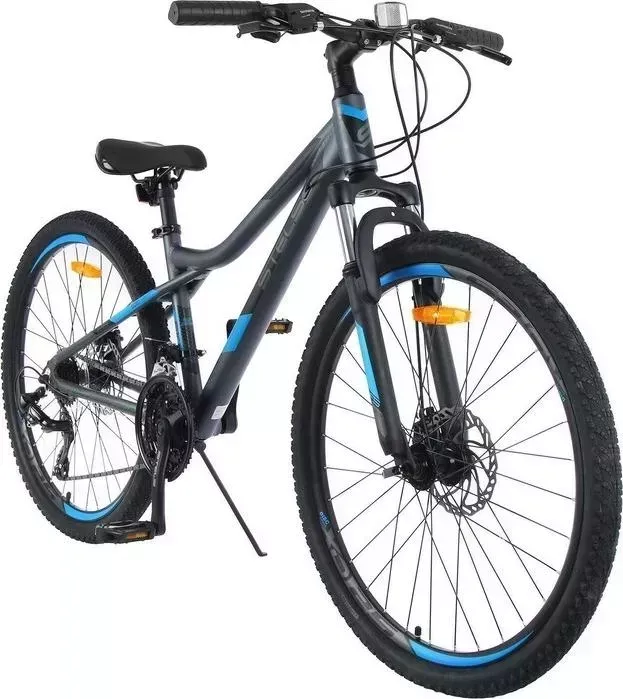 Велосипед STELS Navigator-610 MD 26" V040 14" Антрацитовый/синий