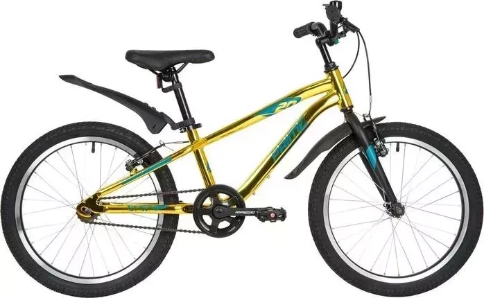 Велосипед NOVATRACK 20 PRIME золотой металлик