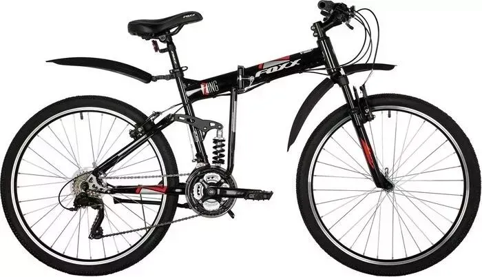 Велосипед FOXX 26" ZING F1 18" черный