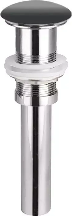 Донный клапан Ceramica Nova Click-clack с керамической накладкой, темный антрацит (CN2000MDH)