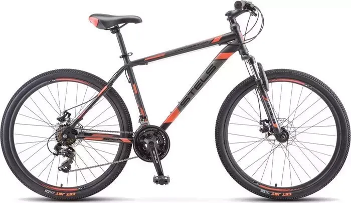 Велосипед STELS Navigator-500 D 26" F020 18" Серый/красный