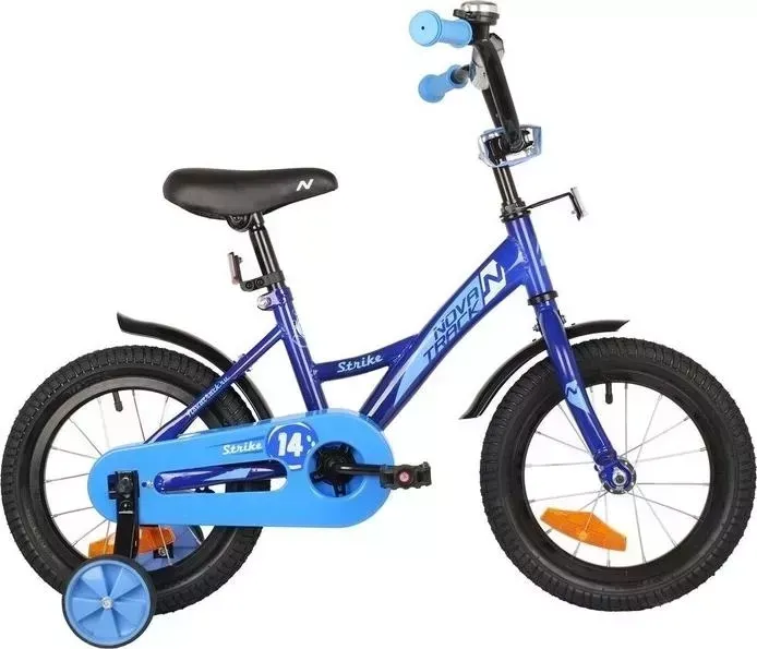 Велосипед NOVATRACK 14" STRIKE синий